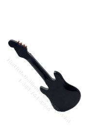 (image for) Miniature Black Strat Electric Guitar for Dollhouses