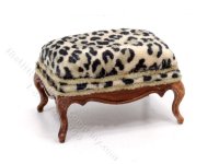 (image for) Miniature Leopard Footstool by Judith Blondell
