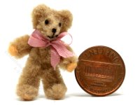 (image for) Miniature Teddy Bear by Charlotte Willmott of Mouse House