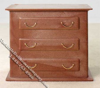 (image for) Dollhouse Scale Model 3V Battery Box in a Faux Dresser