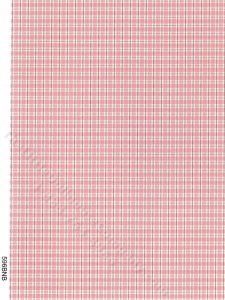(image for) Pink Plaid Wallpaper for Dollhouses