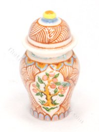 (image for) Miniature Handmade Oriental-Style Ceramic Urn
