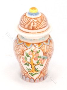 (image for) Miniature Handmade Oriental-Style Ceramic Urn
