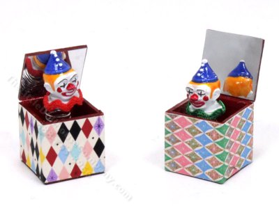 (image for) Dollhouse Scale Model Jack in the Box