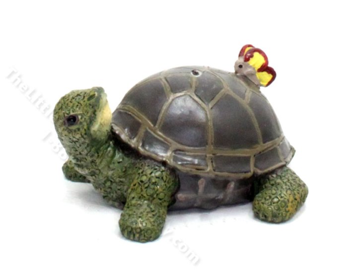 (image for) Miniature Turtle wiht a Butterfly