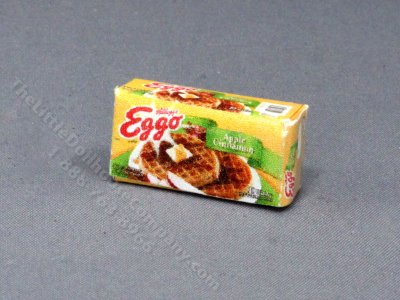 (image for) Miniature Eggo Waffles Box for Dollhouses