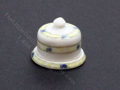(image for) Miniature Ceramic Cake Dome for Dollhouses