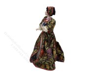 (image for) Miniature Handcrafted Tudor Woman with Book