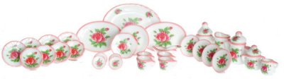 (image for) Miniature Red Rose China Set (32 pc.)