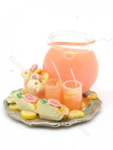 (image for) Miniature Lemonade and Dessert Tray by Sylvia Clarke