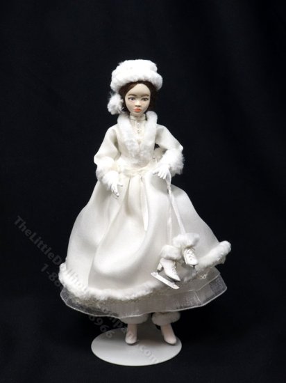 (image for) Miniature Nina Doll in Winter Outfit by Danielle Design