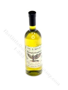 (image for) Miniature Bottle of Vin D'Alsace White Wine for Dollhouses