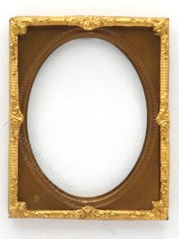 (image for) Miniature Brass Picture Frame with Copper Matting