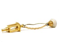 (image for) Miniature Brass Hanging Coach Lamp for Dollhouses