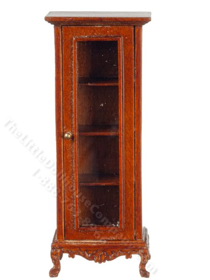 (image for) 1/2" Miniature Bathroom Shelves for Dollhouses - Walnut