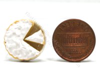 (image for) Miniature Sliced Lemon Meringue Pie in White Ceramic Dish