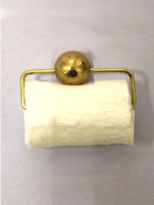 (image for) Toilet Paper and Brass Holder