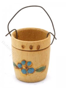 (image for) Miniature Painted Wooden Bucket