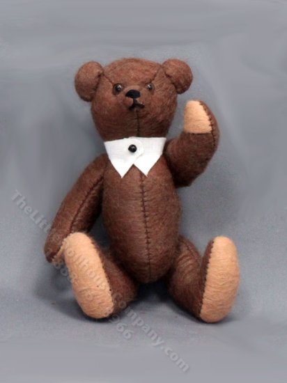 (image for) Miniature B19 Bruce Oversized Teddy Bear for Dollhouses