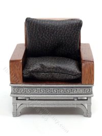 (image for) Miniature Modern Wooden Chair for Dollhouses