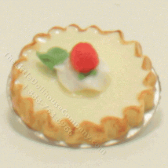 (image for) Miniature Custard Pie With Strawberry
