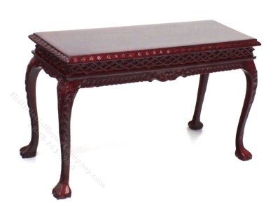 (image for) Miniature Mahogany Coffee Table for Dollhouses