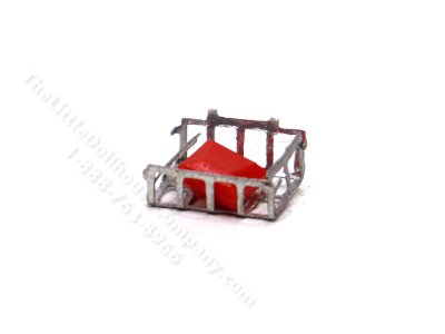 (image for) Miniature Vintage Soap in Metal Tray for Dollhouses