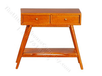 (image for) Miniature Small Mid Century Buffet for Dollhouses