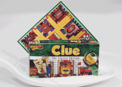 (image for) Miniature 'Clue' Board Game