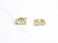 (image for) Miniature Brass Drawer Pulls for Dollhouses, 2/pkg.
