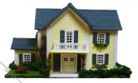 (image for) 144th Inch Scale Colonial Style House Kit