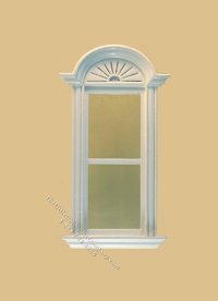 (image for) Miniature Newport Plain Single Window White