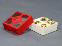 (image for) Miniature Christmas Ornaments (4 pc) for Dollhouses