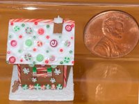 (image for) Miniature Half Scale Handmade Gingerbread House