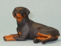 (image for) Miniature Laying Female Rottweiler by Karl Blindheim