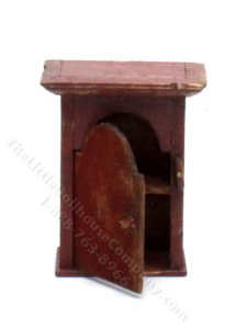 (image for) Vintage Miniature Rustic Cabinet for Dollhouses