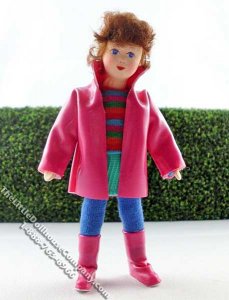 (image for) Loisa Flexible Girl Doll by Erna Meyer for Dollhouses