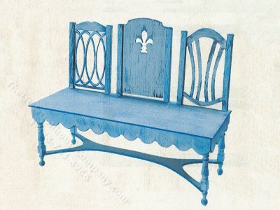 (image for) Miniature Settee with Chair Backs Kit