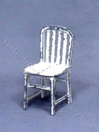 (image for) Vintage 1/2" Tootsietoy Metal Chair for Dollhouses