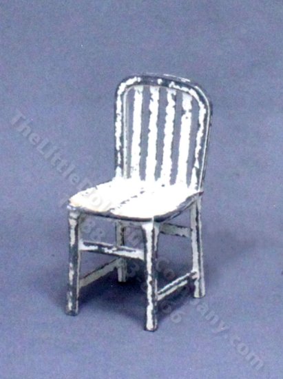 (image for) Vintage 1/2" Tootsietoy Metal Chair for Dollhouses