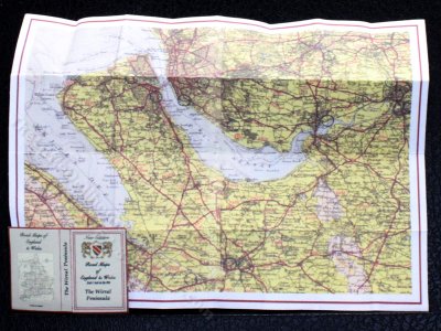 (image for) Miniature Map of the Wirral Peninsula for Dollhouses