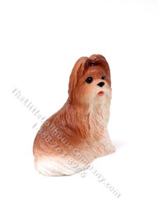 (image for) Miniature Tan Shih Tzu for Dollhouses