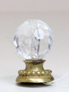 (image for) Dollhouse Scale Model Cut Glass Ceiling Globe
