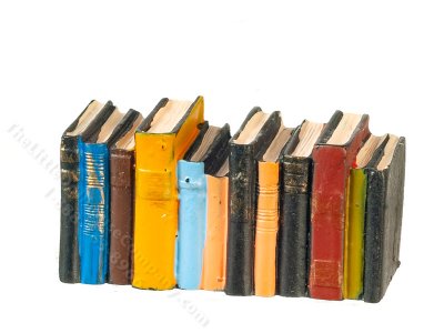 (image for) Miniature Row of Books for Dollhouses