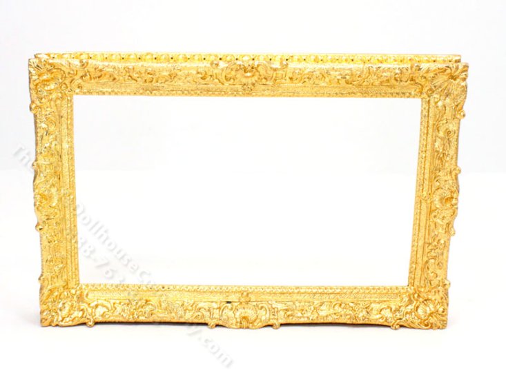 (image for) Dollhouse Scale Model Large Ornate Picture Frame