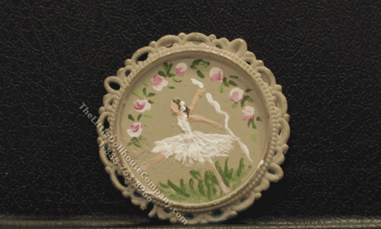 (image for) Miniature Circular Painting For Dollhouses