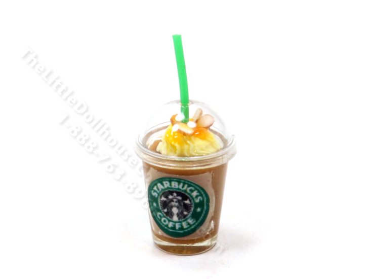 (image for) Miniature Starbucks Iced Coffee for Dollhouses
