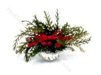 (image for) Miniature Christmas Fir Centrepiece for Dollhouses