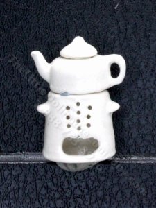 (image for) Miniature Teapot and Warmer for Dollhouses