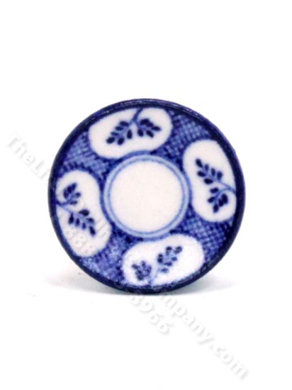 (image for) Vintage Handmade Miniature Clay Plate by J Clark